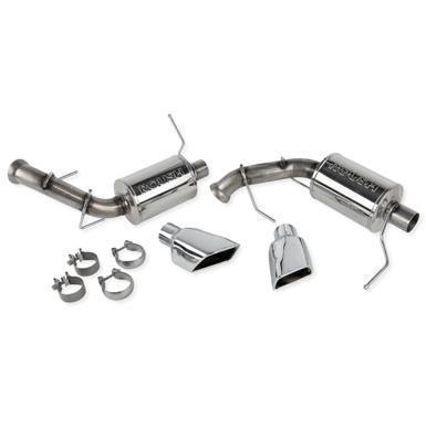 Exhaust 2011-2012 V6 Mustang Exhaust with Square Tips and Rear Valance Accessories