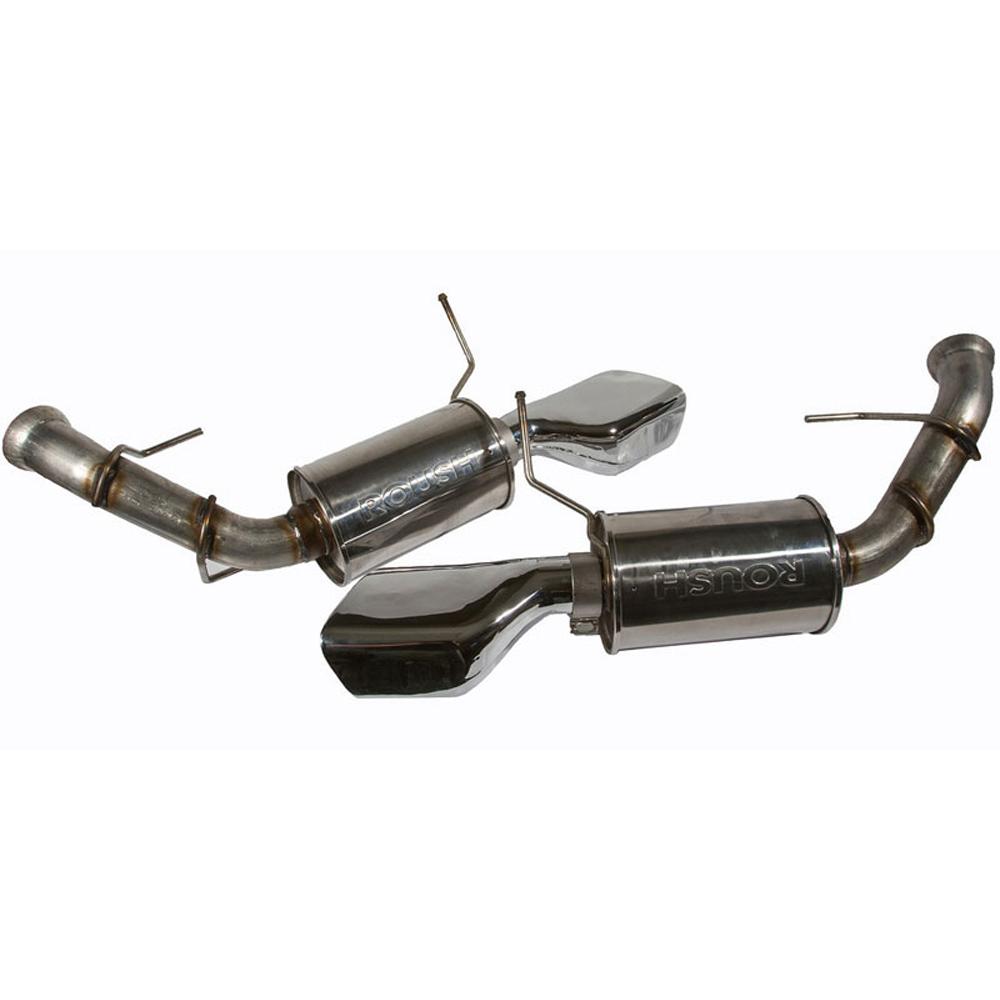 Exhaust 2013-2014 Ford Mustang - Exhaust Kit w/ Dual Chambered Tips Accessories