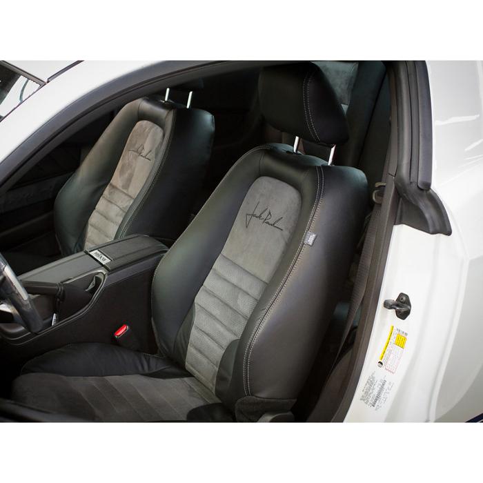 2010 Mustang Leather Seats, Convertible Blk w/Suede & Stitching 