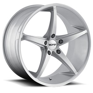 TR70 Silver Milled Spokes 5 lug