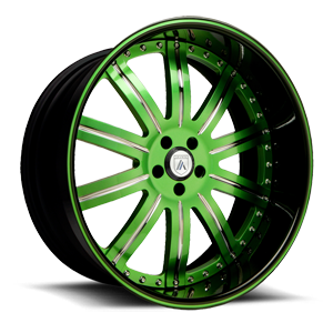 Asanti Forged Wheels A/F Series AF134 5 Green