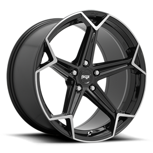 Arrow - M259 Gloss Black & Brushed 5 lug