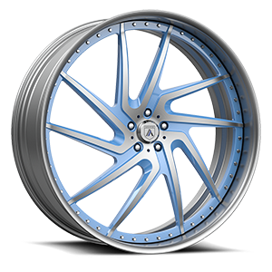 FS09 Blue Brushed 5 lug
