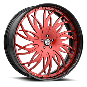 Asanti Forged Wheels FS Series FS17 5 Black and Red