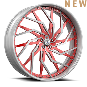 Asanti Forged Wheels FS Series FS30 5 Brushed Red
