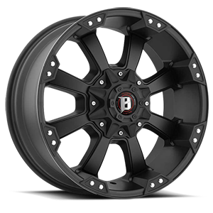 845 Morax Flat Black 5 lug