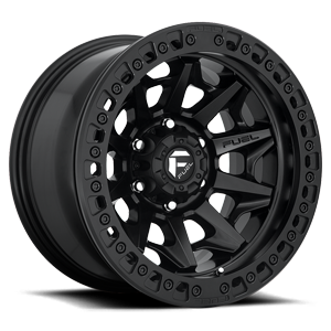 Covert Beadlock - D114 Matte Black w/ Matte Black Ring 6 lug