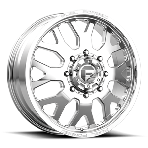 Fuel Dually Wheels FF19D - Front 8 Polished - 22x8.5