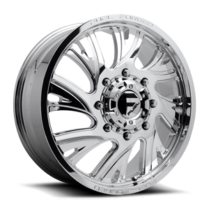 Fuel Dually Wheels FF41D - Front 8 Polished