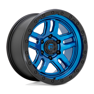 Fuel 1-Piece Wheels Ammo - D790 6 Blue with Black Lip