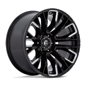 Fuel 1-Piece Wheels Rebar 6 - D849 6 Gloss Black Milled