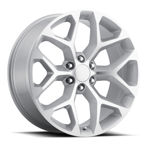 Style 59 Silver Machined Face 6 lug