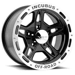 511 Off-Road Gloss Black with Machine Lip 5 lug