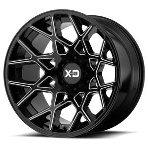 XD Wheels XD831 Chopstix 8 Gloss Black Milled