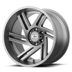 XD Wheels XD835 Swipe 6 Satin Grey Milled