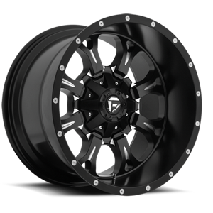Fuel Deep Lip Wheels Krank - D517 5 Matte Black & Milled