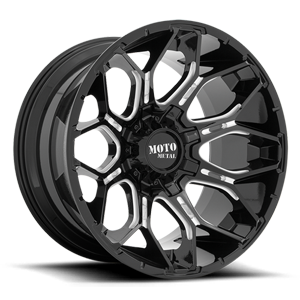 Moto Metal MO808 Sniper 6 Gloss Black Milled