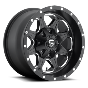Fuel 1-Piece Wheels Boost - D534 5 Matte Black & Milled