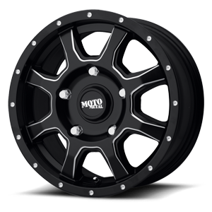 Moto Metal MO970 Euro Van 5 Satin Black Milled