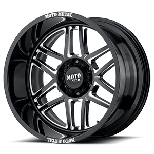 MO992 Folsom Gloss Black Milled 6 lug