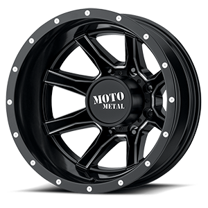 Moto Metal MO995 8 Satin Black Milled