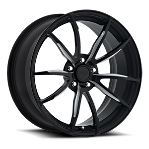 Niche Forged Monza 5 Matte Black | Brushed Accents