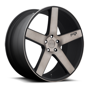 Milan - M134 SUV Black & Machined with Dark Tint 5 lug