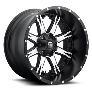 Nutz - D541 Black w/ Machined Face 5 lug