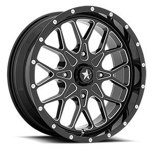 MSA Offroad Wheels M45 Portal 4 Gloss Black Milled