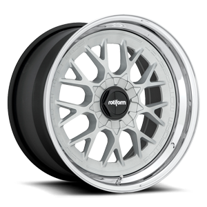 RSE-M Matte Silver w/ Chrome Lip 5 lug