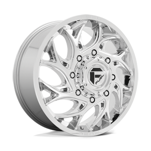 Fuel Dually Wheels RUNNER DUALLY FRONT - D740 8 Chrome
