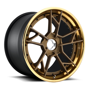 SFO-T Matte Bronze w/ Polished Monaco Copper Lip 5 lug