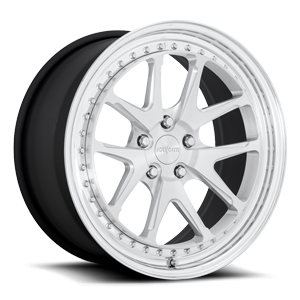 SNA Brushed Gloss Clear w/ Polished Lip 5 lug