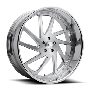 Stryker - Precision Series Brushed w/ Polished Lip 5 lug