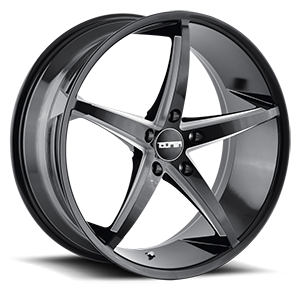 Touren Wheels TR70 5 Black Milled Spokes