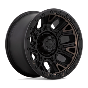 Fuel 1-Piece Wheels Traction - D824 6 Matte Black with Double Dark Tint