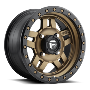 Anza - D583 - UTV Bronze w/ Black Ring 4 lug