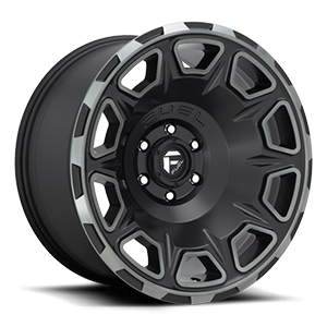 Vengeance - D686 Matte Black/Machined/DDT 6 lug