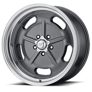 American Racing Custom Wheels VN511 5 Gunmetal with Chrome Lip