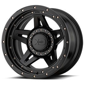 XD138 Brute Satin Black 5 lug