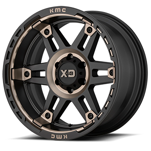 XD Wheels XD840 Spy II 6 Satin Black with Dark Tint