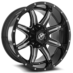 XF Off-Road XF-215 5 Gloss Black & Milled