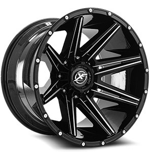 XF Off-Road XF-220 5 Gloss Black & Milled