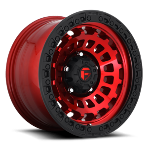 Zephyr - D632 Candy Red w/ Matte Black Ring 5 lug