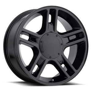 Style 51 Gloss Black 5 lug