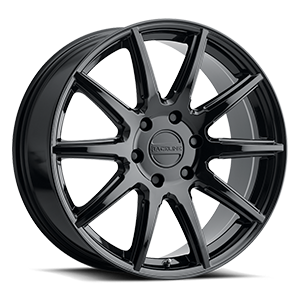 159 Spike Gloss Black 6 lug