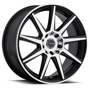 144 Storm Black Machined 5 lug