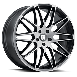 Touren Wheels TR75 5 Brushed Black Dark Tint