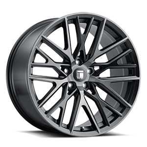 Touren Wheels TR91 5 Brushed Matte Black w/ Dark Tint