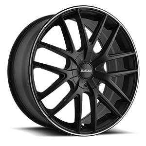 Touren Wheels TR60 4 Black w/ Machined Lip